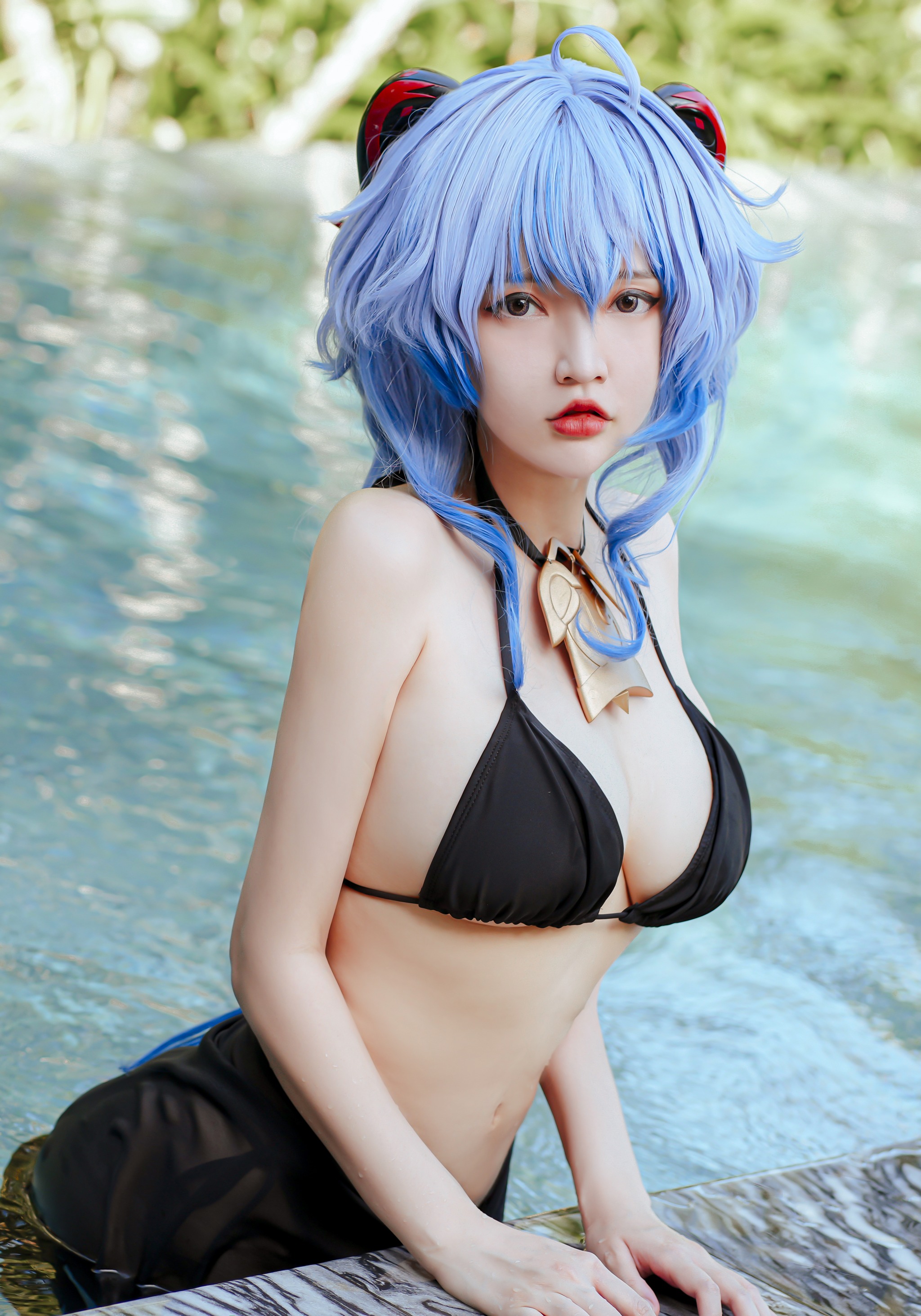 图片[1]-Potato Godzilla – NO.171 Ganyu Bikini[15P]-XikXak